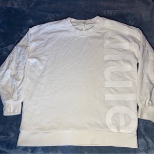 Lululemon White Sweatshirt